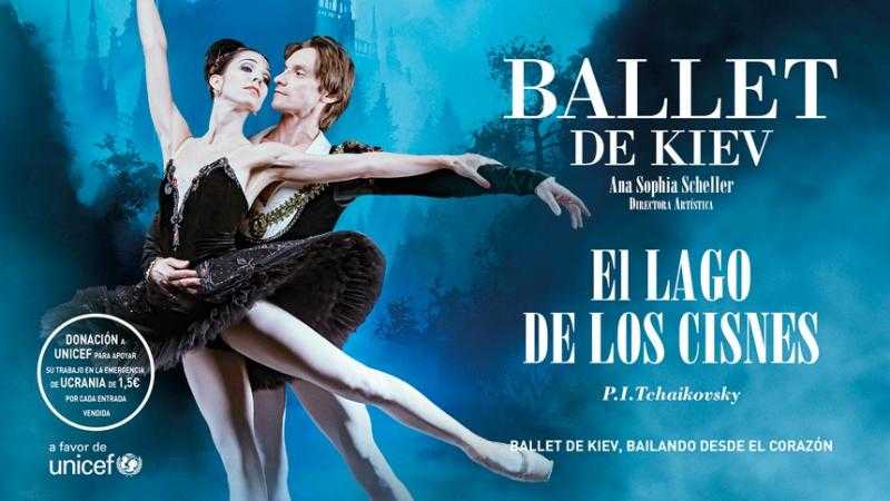  Cartel EL LAGO DE LOS CISNES (BALLET DE KIEV) - 20:30 H.