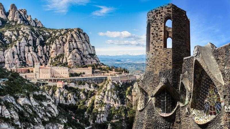 MONTSERRAT & COLONIA GÜELL (GAUDI) Horario de 07:45h - 18:30h  (según parada) 