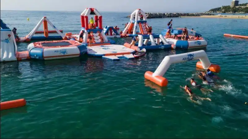 Inflatable Water Park in Salou