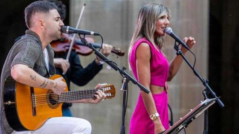 Raquel Villar y Denorte en concierto