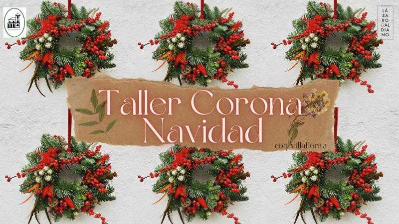 Taller de coronas navideñas preservadas