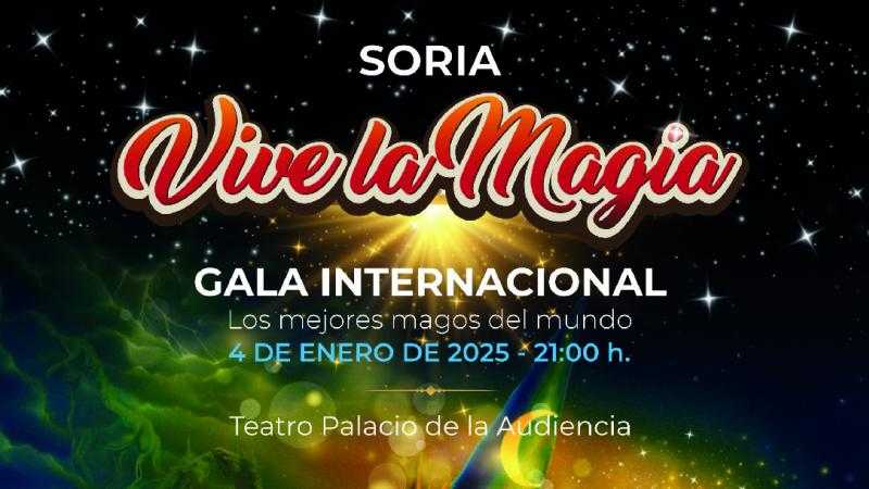 Cartel: 04/01/2025 - GALA INTERNACIONAL  - LOS MEJORES MAGOS DEL MUNDO  - 21:00 H.