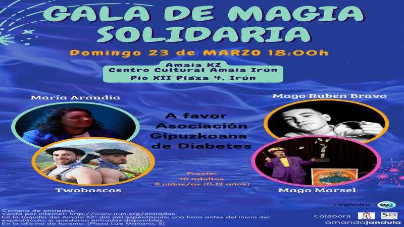 Magia Solidario Gala – Diabetesaren aldeko ikuskizuna