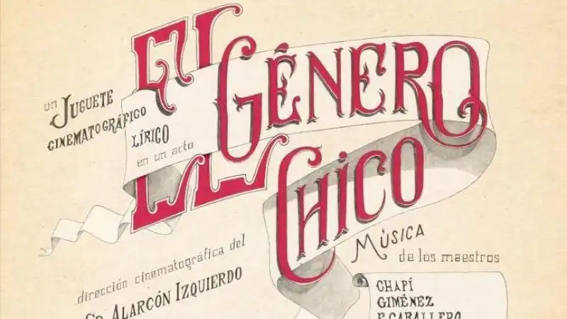 El género chico. Proyección