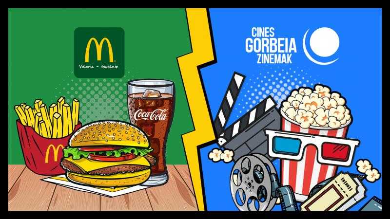 Ocio Plan: CINE + McDonals (Menú mediano)
