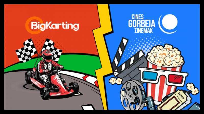 Ocio Plan: CINE + BigKarting (10 minutos de sesión)