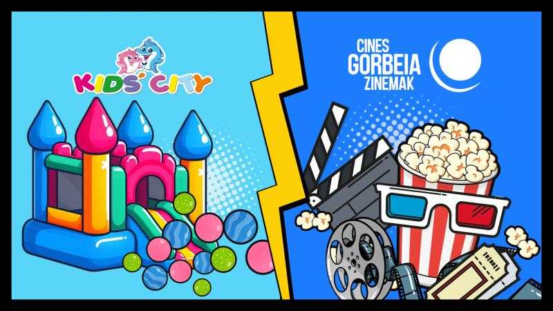 Ocio Plan: CINE + Kids City (1 hora de juegos S-D)