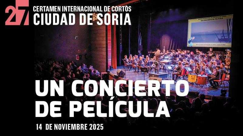 14/11/2025 - CONCIERTO DE PELICULA - BANDA MUNICIPAL DE MÚSICA DE SORIA - 20:30 H.