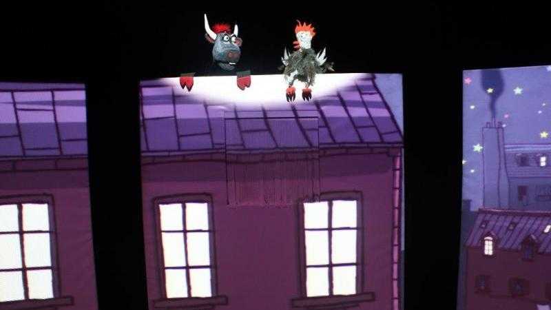 Oilar bat dago zure teilatuan  