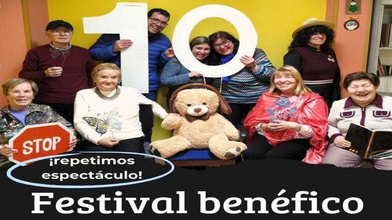 Festival benéfico de teatro y música.