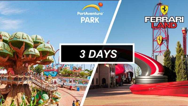 Entrada 3 días, 2 parques