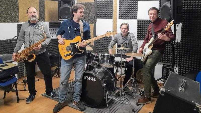 Mad jazz band en concierto