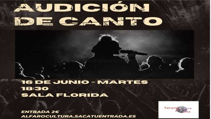 Audición de canto 16 junio 2026