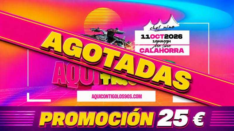 AQUÍ CONTIGO LOS 90's (Promoción 25 €)