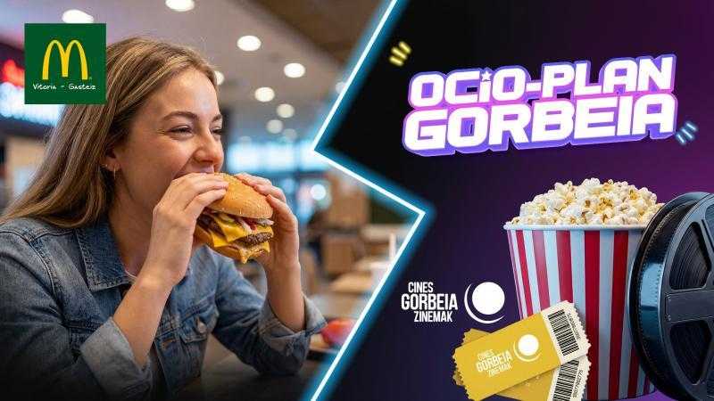 Ocio Plan: CINE + McDonalds (Menú mediano)