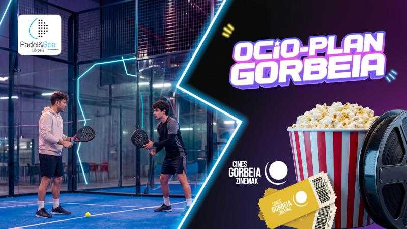 Ocio Plan: CINE + Pádel Gorbeia CLASE PARTICULAR 1 ALUMNO