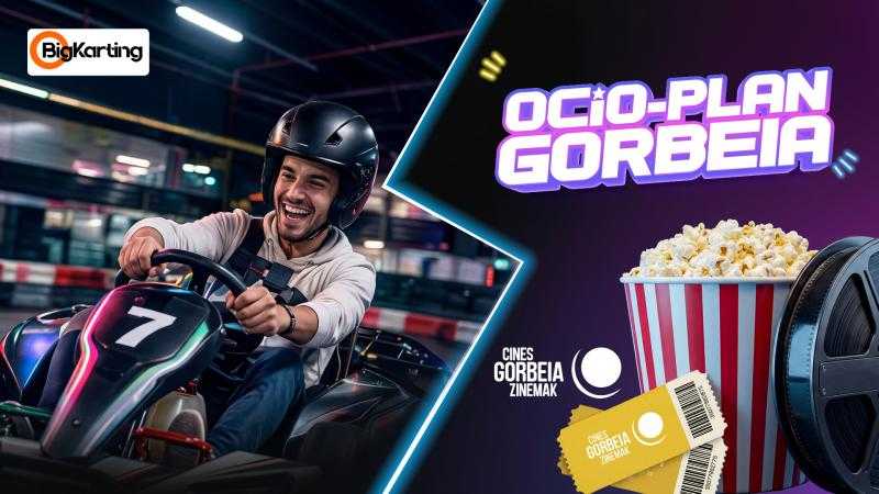 Ocio Plan: CINE + BigKarting (10 minutos de sesión)