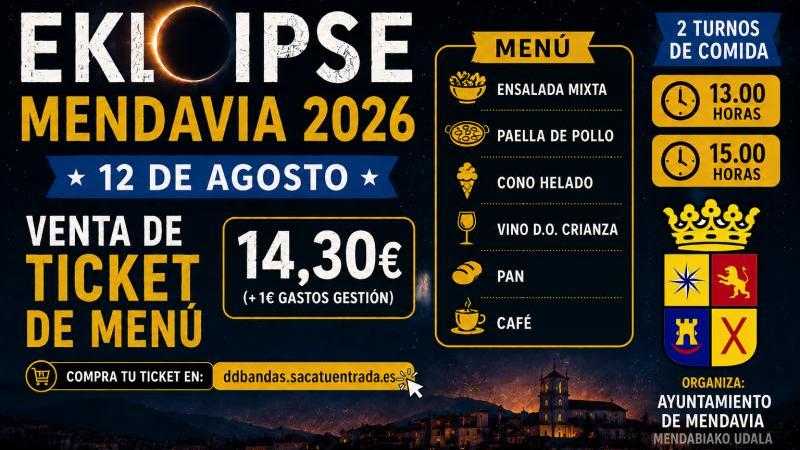 PAELLADA POPULAR EKLIPSE MENDAVIA 2026