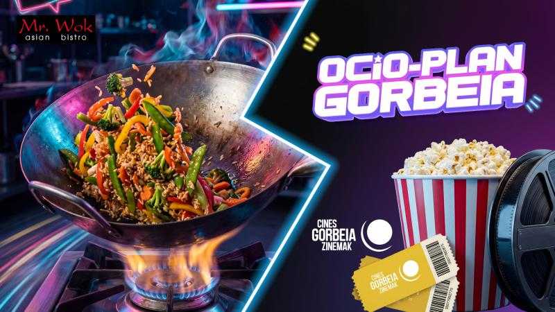 Ocio Plan: CINE + Mr. Wok (1 menú canjeable de Lunes a Viernes)
