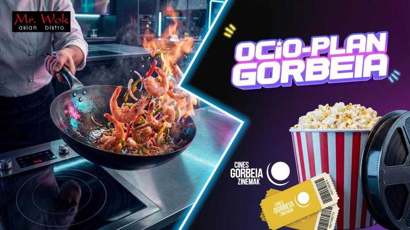 Ocio Plan: CINE + Mr. Wok (1 menú canjeable Sábados y Domingos)