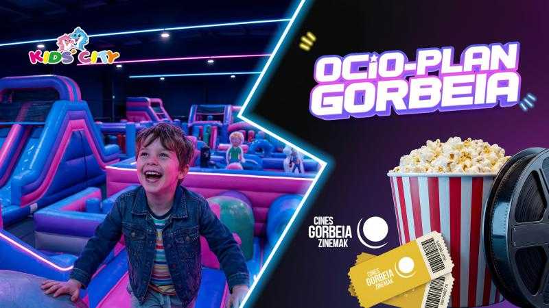 Ocio Plan: CINE + Kids City (1 hora de juegos L-V)