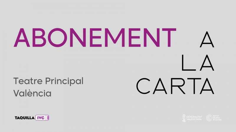 ABONAMENT A LA CARTA TEATRE MARTIN I SOLER 4 ESPECTACLES