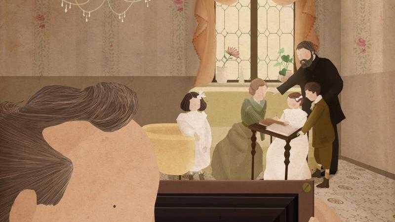 Visita familiar a la exposición “Tras la casa del artista”