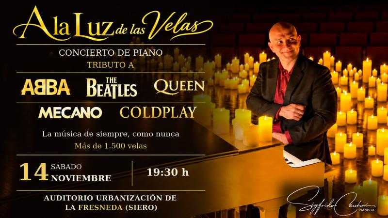 Concierto de piano A la Luz de las Velas - Tributo a ABBA, Queen, The Beatles, Mecano y Coldplay