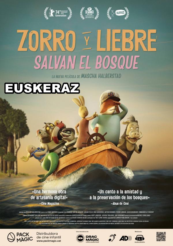 zorro y liebre salvan el bosque   (euskeraz)