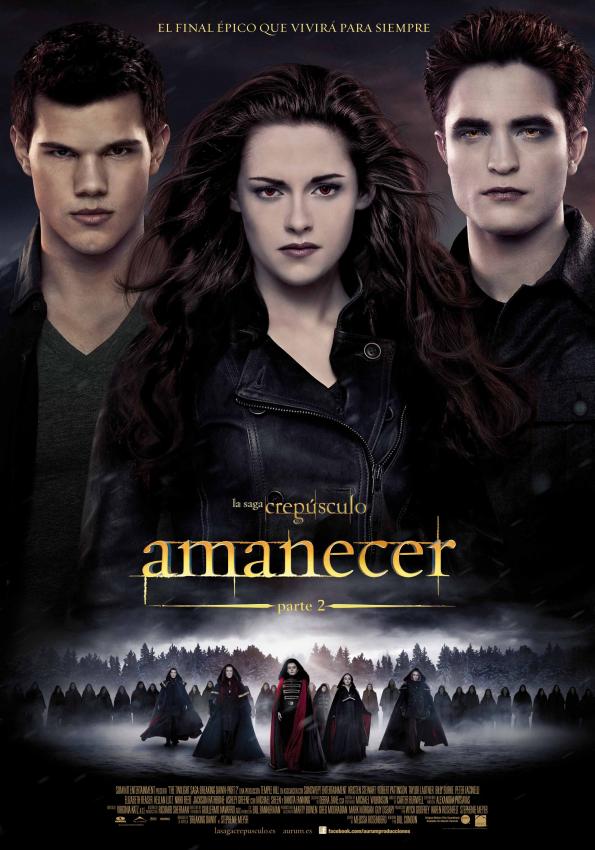 Saga Crepúsculo: Amanecer Partes 1 y 2