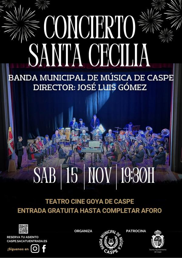 Concierto Santa Cecilia de la Banda Municipal de Música de Caspe