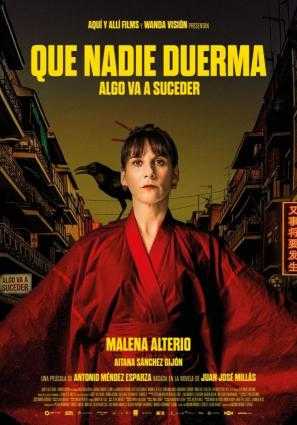 Cartel:  Que nadie duerma