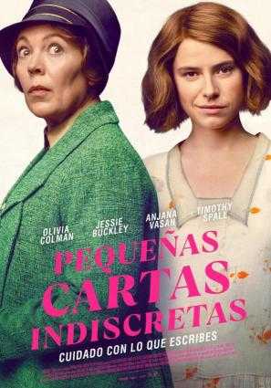 Cartel:  PEQUEÑAS CARTAS INDISCRETAS V.O.S.E CINECLUB UNED