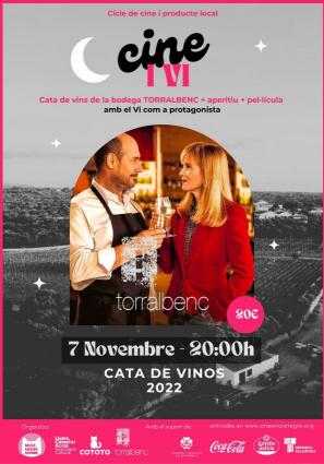 🍇CATA DE VINOS I CON BODEGA TORRALBENC I CICLO DE CINE Y PRO DUCTO LOCAL
