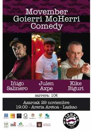 MOVEMBER Goierri Moherri Comedy 2025