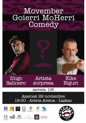 MOVEMBER Goierri Moherri Comedy 2025