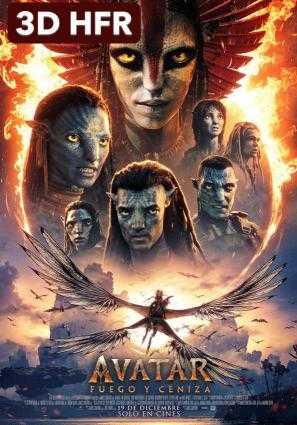3D Avatar: Fuego y ceniza HFR
