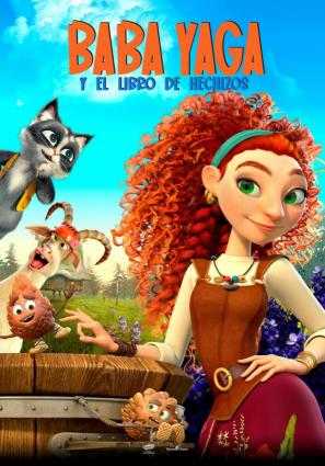 Cartel de Baba Yaga y el libro de hechizos
