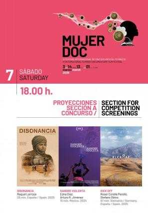 Cartel de MUJERDOC 26 - SECCIÓN A CONCURSO 1 (SÁ