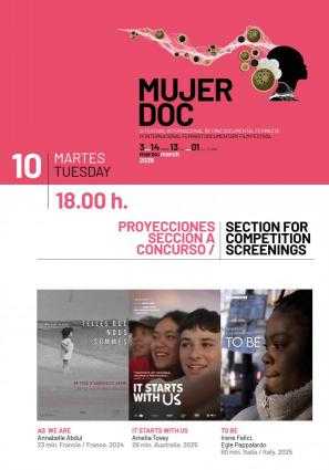 Cartel de MUJERDOC 26 - SECCIÓN A CONCURSO 5 (MAR