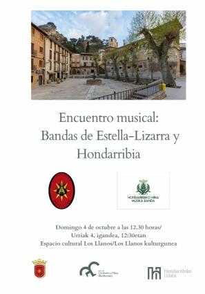 Encuentro musical: Bandas de Estella-Lizarra y Hondarribia