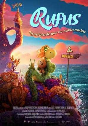 Cartel de Rufus, la serpiente que no sabía nadar