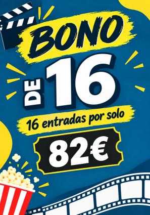 BONO 16 Películas. (VALIDO SOLO PARA PELICULAS 2D)