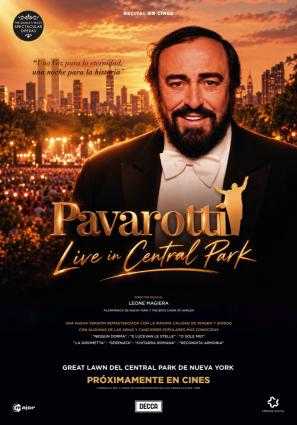 PAVAROTTI · LIVE IN CENTRAL PARK